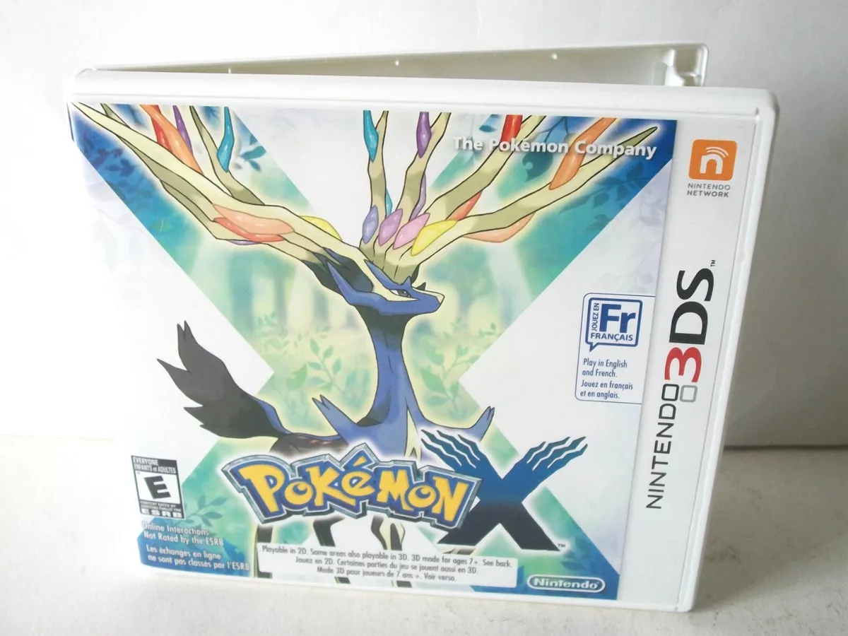 Pokemon X Case Only NO GAME Nintendo 3DS Empty Replacement