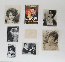 Clara Bow | Six Type 1 Photos And Autograph / 1926