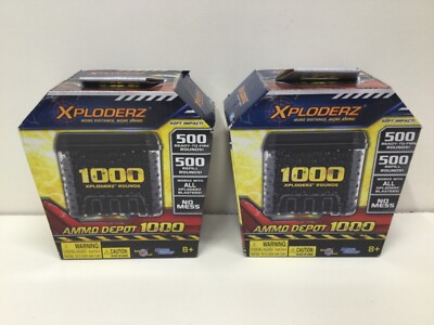 Xploderz Ammo Depot Refill 1000 Exploders Xploders 500 Ready Fire + 500 NEW BB