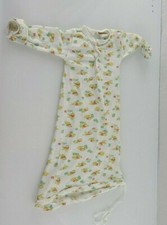 VTG 70s 80s Winnie the Pooh Baby Unisex Sleeping Gown Sack Pajamas mittens 0-3-6