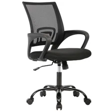 Office Computer Chair Ergonomic Cheap Desk Chair Adjustable Comfortable Mid Back