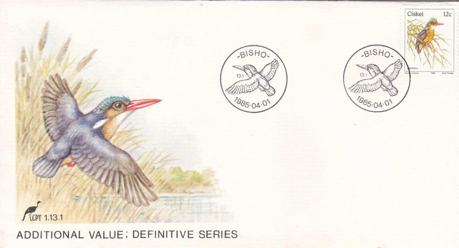 Ciskei 1985 Free Shipping New 16c additional definitive FDC U value latest enclosure with