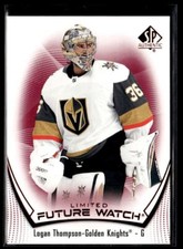 2021-22 SP Authentic Future Watch Red Limited Logan Thompson Vegas Golden