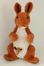Douglas Cuddle Toys Kangaroo And Joey Plush 3746 Stuffed Animal 8 inch