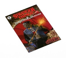 Stranger Things x Dungeons  Dragons Comic Cover Print   Rise of Hellfire Club