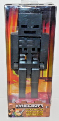 Mattel MOJANG ~ MINECRAFT WITHER SKELETON 9.5 inch figure 2018 - NEW - Free Ship