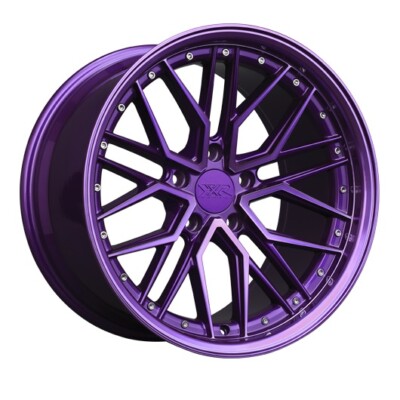 XXR WHEELS 571 Rim 18X8.5 5x112 Offset 35 Diamond Cut Purple (Quantity of 1)
