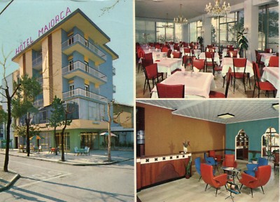Old Postcard - Misano Mare - Hotel Majorca