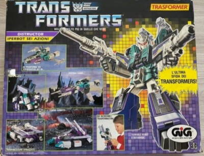 Takara Hasbro Transformers G1 GIG Iperbot Sixshots figure toy