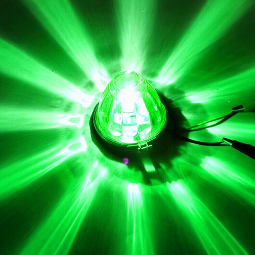 Watermelon LED Bulbs Light Clear Glass Lens Lights Kit 1156 1 Wire Incandescent - Picture 17 of 22