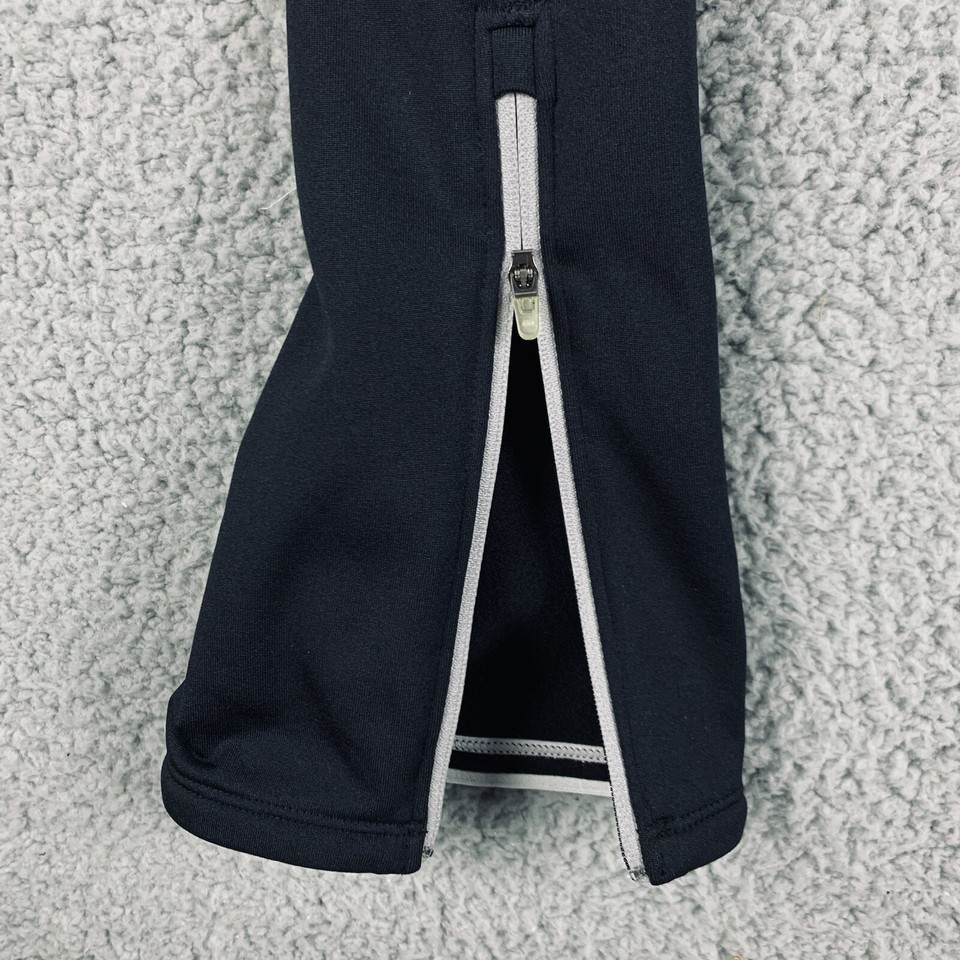 New Balance Running Pants Mens XL Black Stretch Pockets Ankle Zip Track