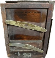 1930s Antique Agfa Ansco masking print frame for photo negatives 4  x 6  