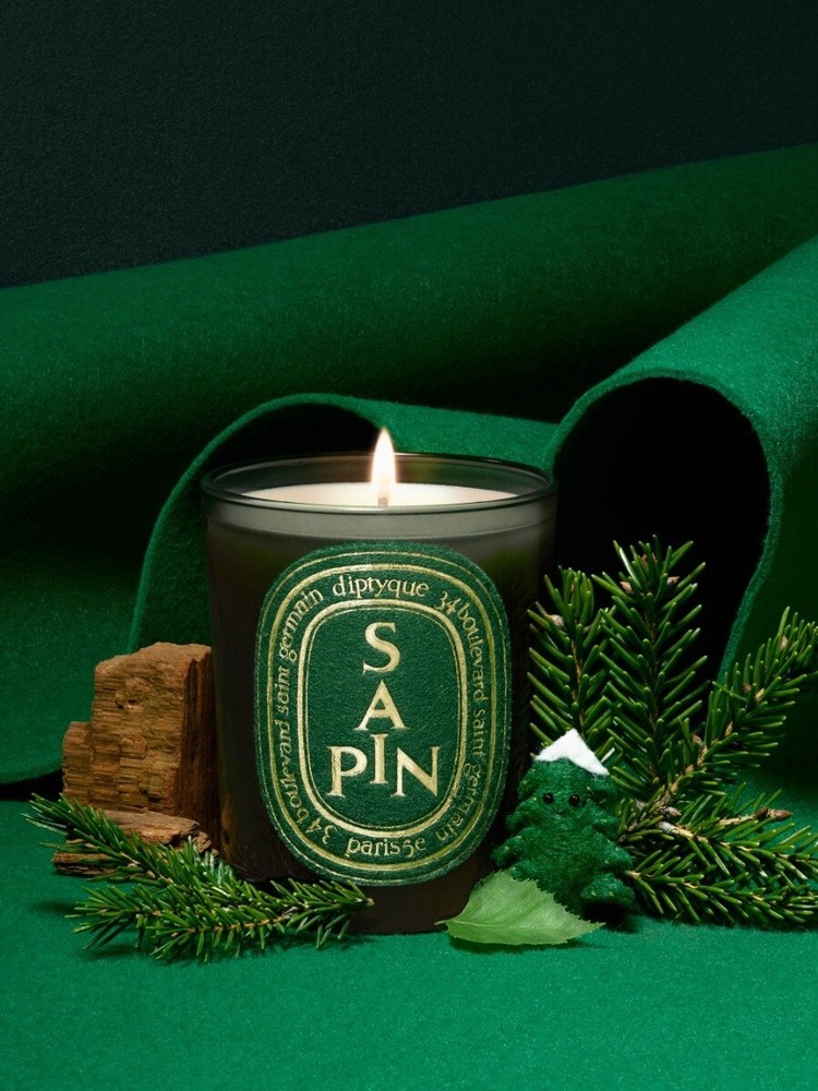 Diptyque SAPIN(PINE TREE) Scented Candle with Lid 6.5oz for Valentine's Day Gift