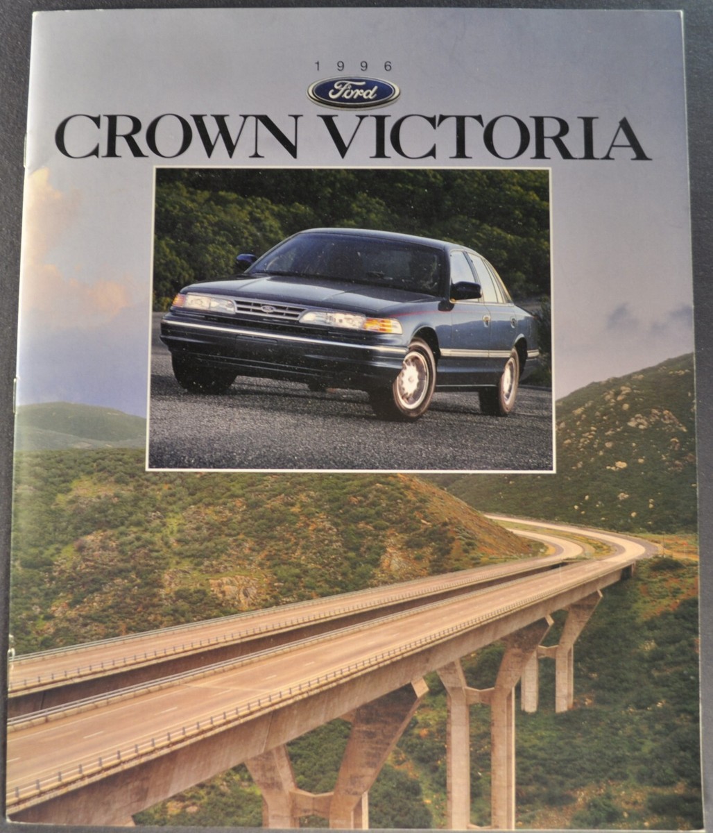 1996 Ford Crown Victoria Catalog Sales Brochure LX Sedan Excellent