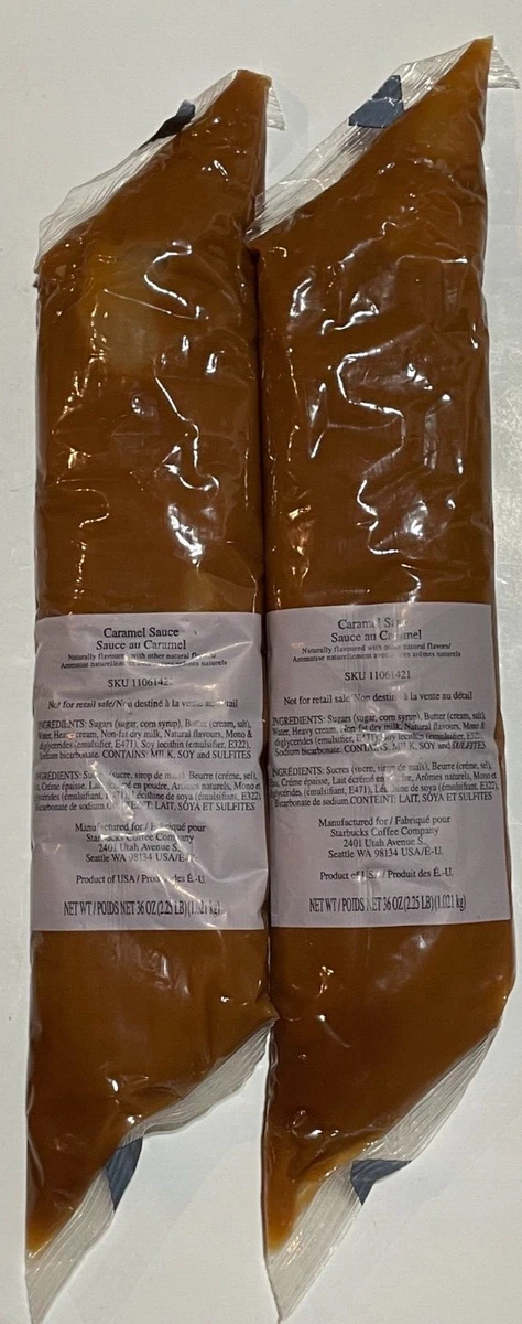 Starbucks 2024 caramel sauce