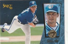 FREE SHIPPING-MINT-1995 Select David Cone #111 BLUE JAYS