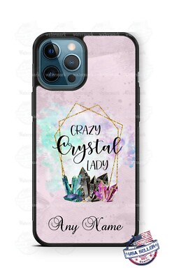 Crazy Crystal Lady Girly Design Phone Case For iPhone 12 Samsung S20 LG Google