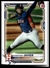 2021 Bowman #83 Cristian Javier Houston Astros