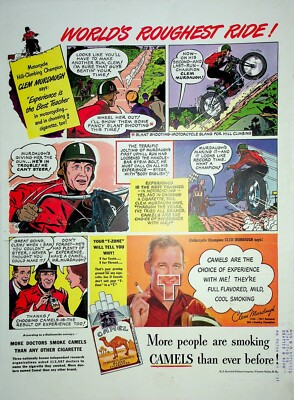 Original Cigarettes AD: More People are smoking Camels than ever before!