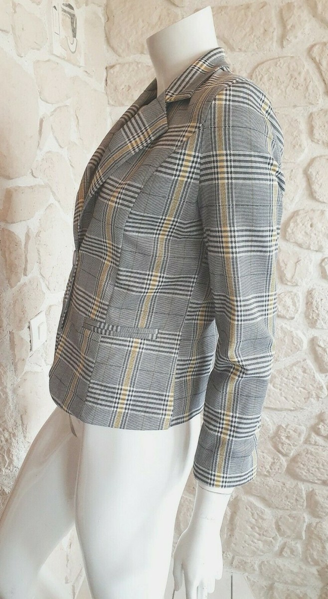 🌟 Veste Jaune Moda Italia Taille 44 Femme – Neuve Avec étiquettes