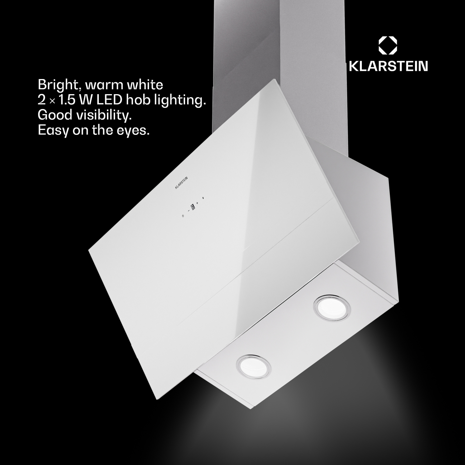 Cooker Hood 60cm Angled Extractor Fan Chimney Hood Kitchen Stainless ...