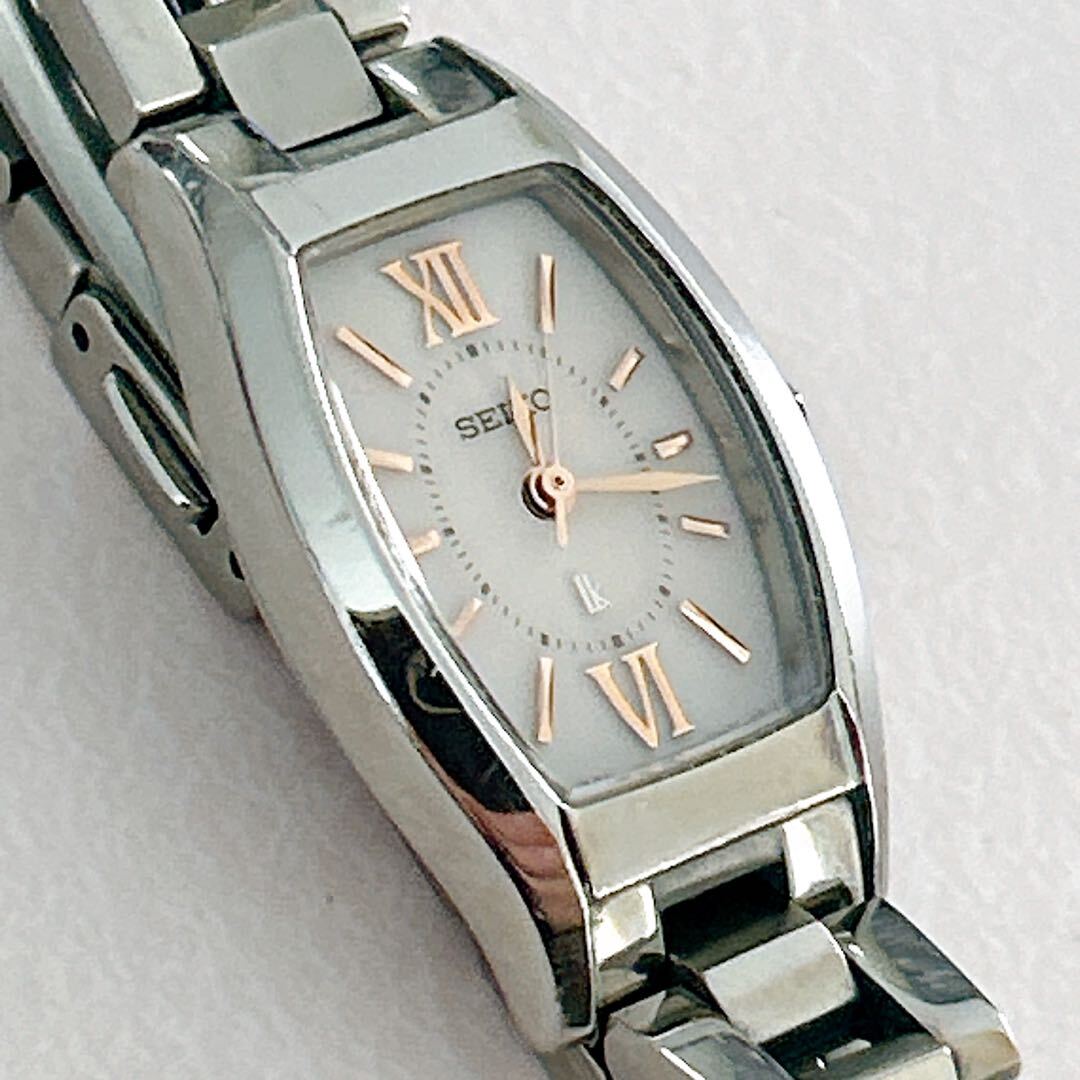 ★ゆき⑦★ Seiko Lukia Solar V117-0Dk0 Analog Solar Women Vintage