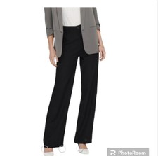 Valentino ROMA Black Pants Trousers  Business Made in Italy size 8 100% wool 