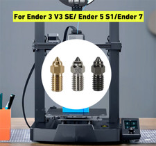For Ender 3 V3 SE/Ender 5 S1/Ender 7 Nozzles 0.2/0.4/0.6/0.8/1.0mm 1.75mm DIY 3D