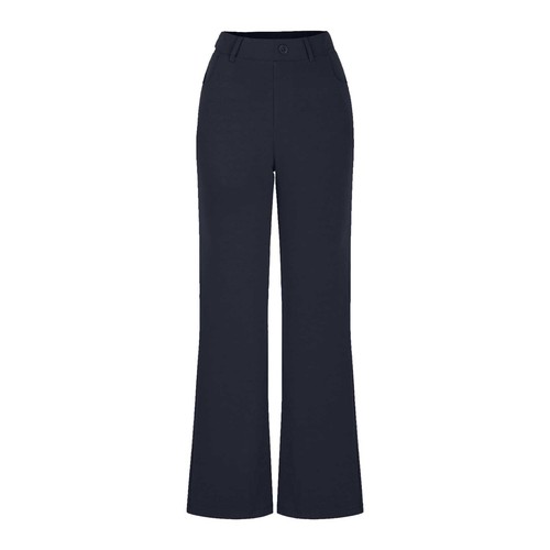 Women Office Pants Business Casual Work Pants with Pocket Pull On Regular Slacks - Picture 19 of 51