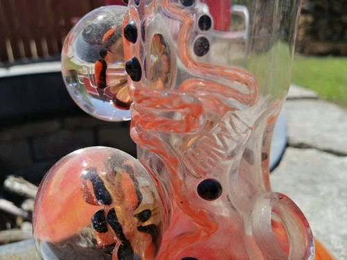 Hookah HVY 14" Old School Tobacco Water Pipe Bong With Padded Travel Bag