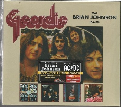 Geordie Feat. Brian Johnson  Geordie 4cd Brand New SEALED Brazilian Edition ACDC