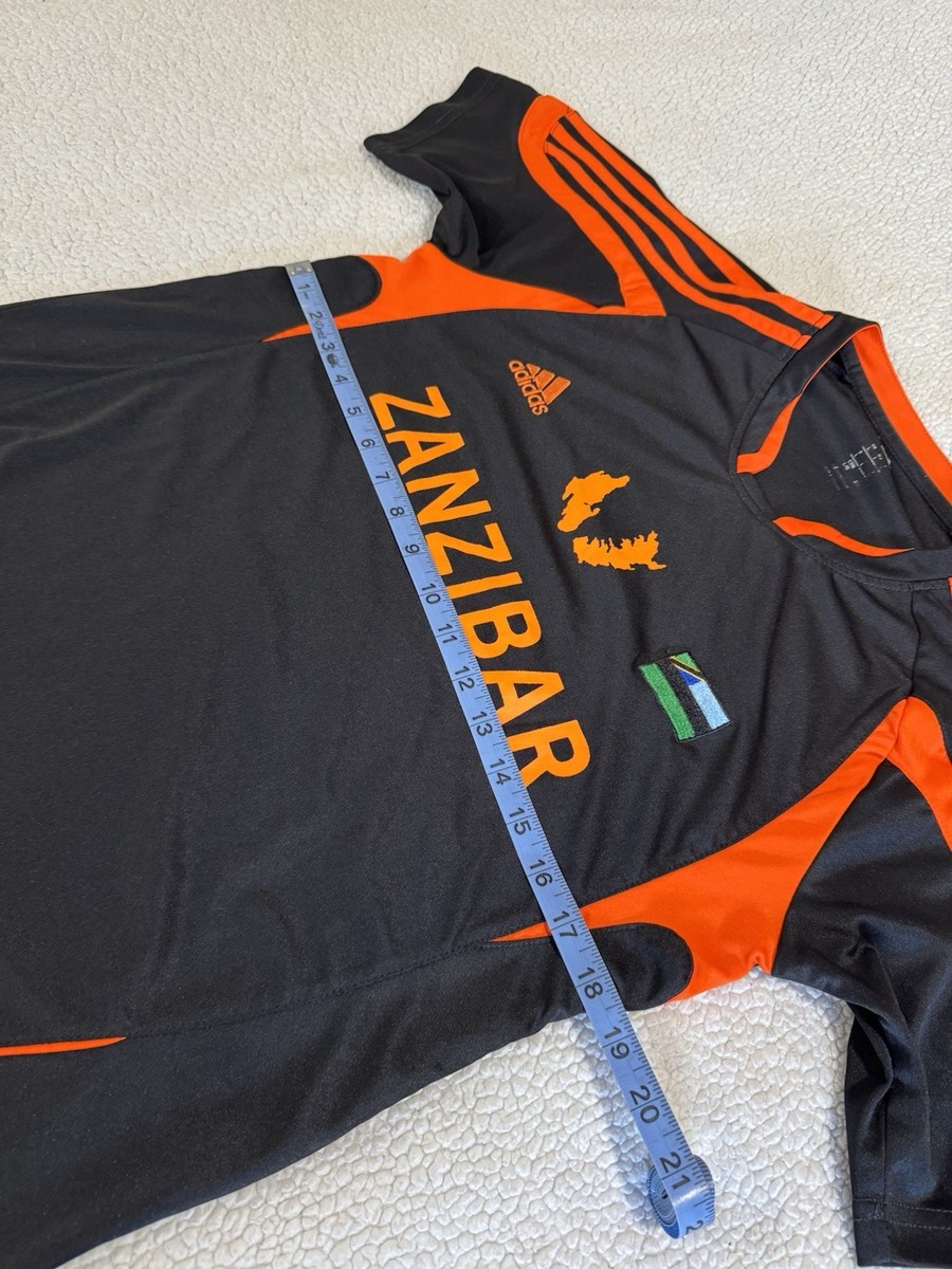 ADIDAS TANZANIA ZANZIBAR NATIONAL TEAM SOCCER JERSEY SZ M