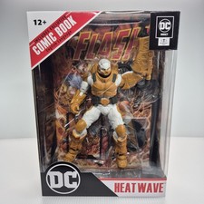 McFarlane Toys  DC  Direct Heat Wave The Flash Comic Page Puncher Action Figure