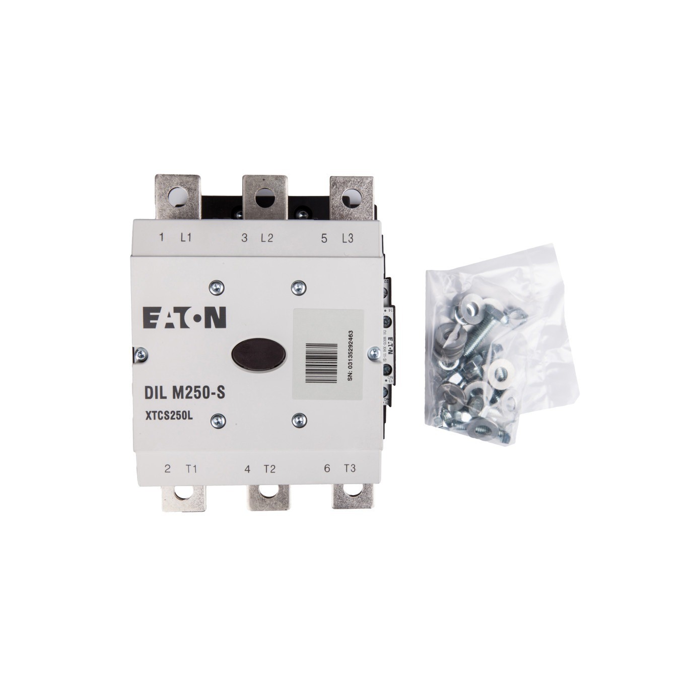 Power Contactors 250A 3P 220-240V AC 2Z 2R DILM 274190