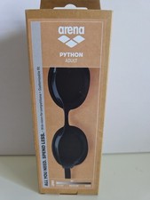 ARENA PYthon ADULT Racing Swim Goggles Medium To DARK " NEW "