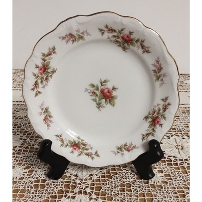 Vtg. Johann Haviland Bavaria Germany Bread & Butter Plate 6 1/4'' Moss Rose