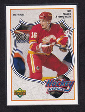 1991-92 Upper Deck - Hockey Heroes Brett Hull Brett Hull #5 French