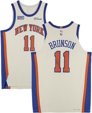 Jalen Brunson New York Knicks Signed Nike 2025-26 City Edition Authentic Jersey