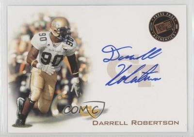 2008 Press Pass Signings Bronze Darrell Robertson #PPS-DR2 Auto y6z