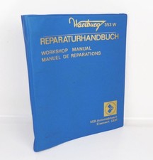 Wartburg 353 W Reparaturhandbuch Workshop DDR 1977
