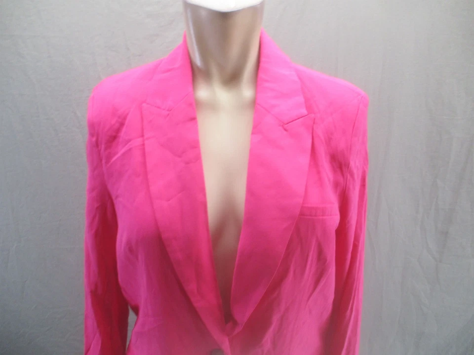Blazer Forever 21 Talla S Mujer Rosa Cuello en V Manga Larga Estilo Belleza 727 Foto 2 de 4
