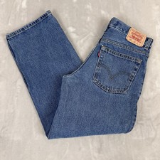 Levis 550 Jeans Boys 16 28x28 Blue Denim Relaxed Fit Workwear Casual Outdoor
