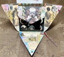 Handmade Gothic Horror Surprise Pocket Card Junk Journal Scrapbook Ephemera