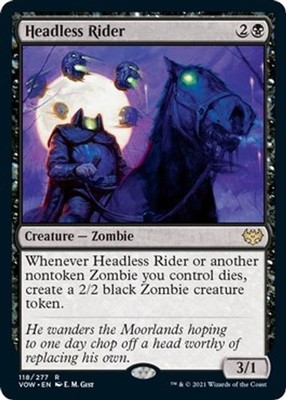 Headless Rider #118 (NM) Innistrad: Crimson Vow (VOW) MTG