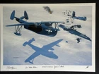 William Kearns James Ball James Robbins Signed 12x16 WW2 12x16 Print AUTO AI COA