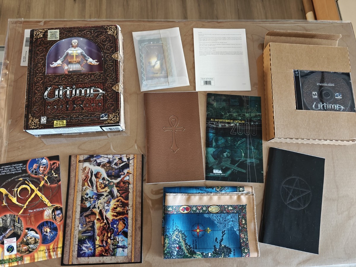 Ultima IX Ascension Big Box Edition PC Complete With Map Great