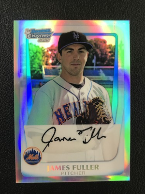 #ad 2011 Bowman #BCP51 James Fuller Chrome Prospects Refractors 799 New York Mets $1.50