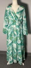 Soft Surroundings Kaia Women's Size M Green Tropical Dress NWT