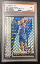 2023-24 Panini Mosaic #1 Dereck Lively II Introductions Mosaic MAVS PSA 9