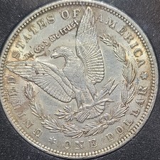 1890 Morgan Silver Dollar $1 Coin Circulated Uncertified 0.9 Fineness